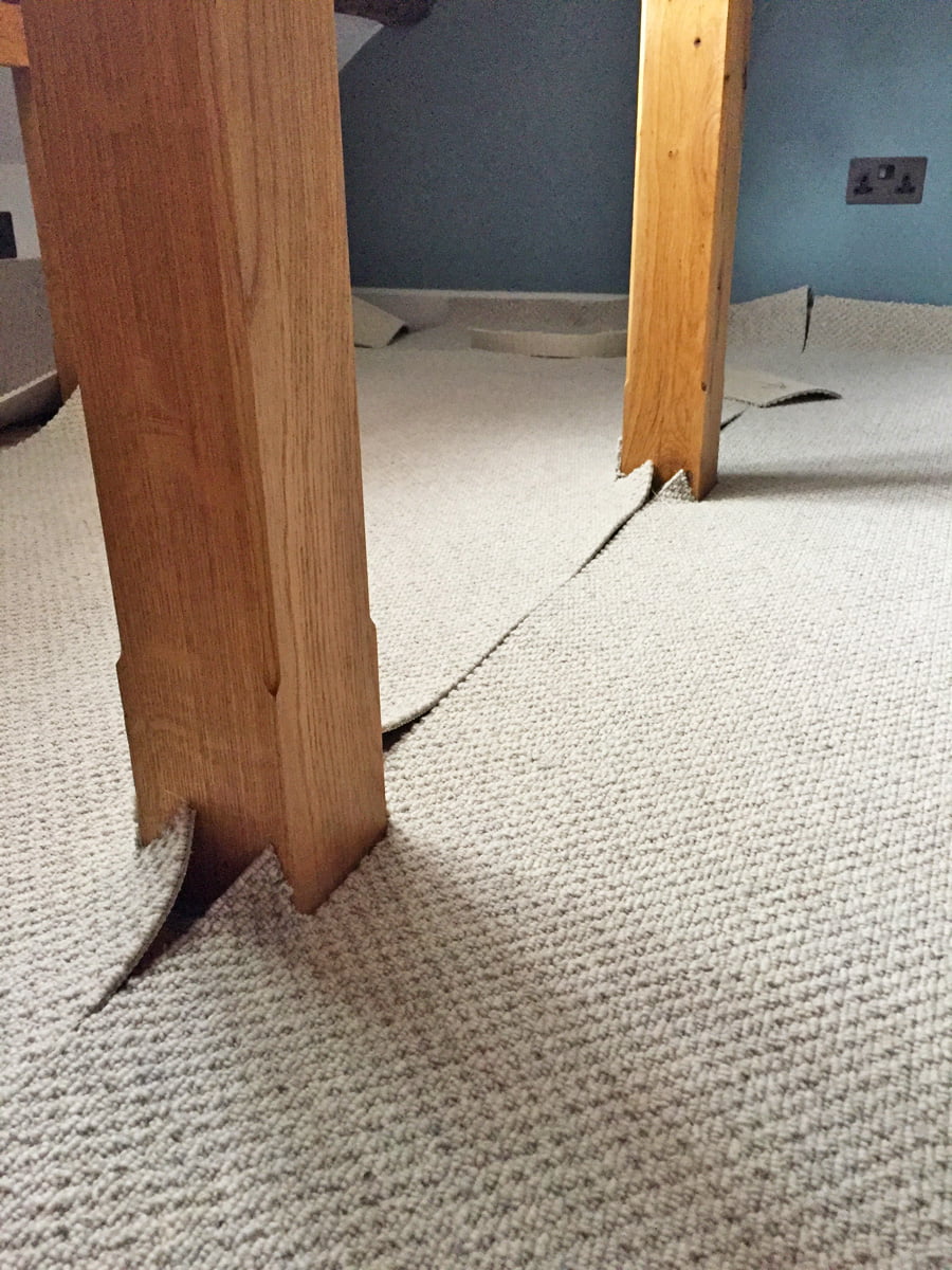 Carpet challenge! Pear Tree Cottage Restoration